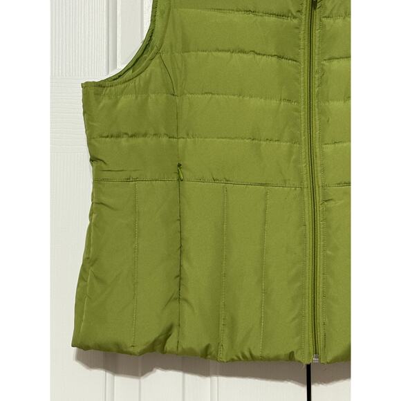 Women's Kenneth Cole Reaction Chartreuse Green Puffer Vest, Size XL - Picture 4 of 6